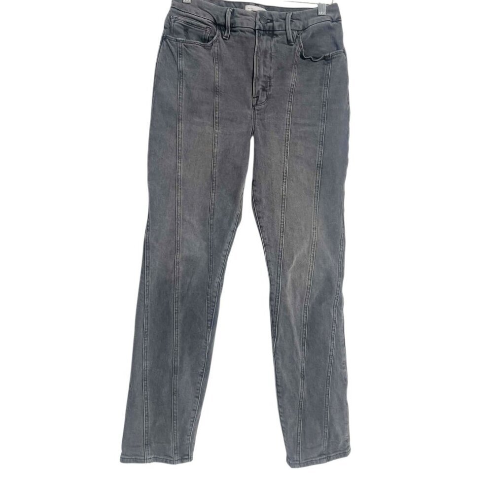Good American Size 10 30 Jeans Distressed Denim - Picture 1 of 10